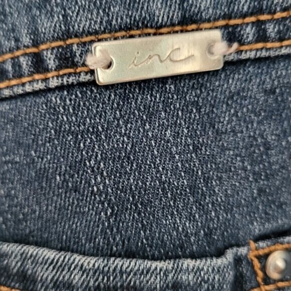 Inc Embellished Skinny Tapered Leg Ankle Jean 14W - Picture 8 of 14